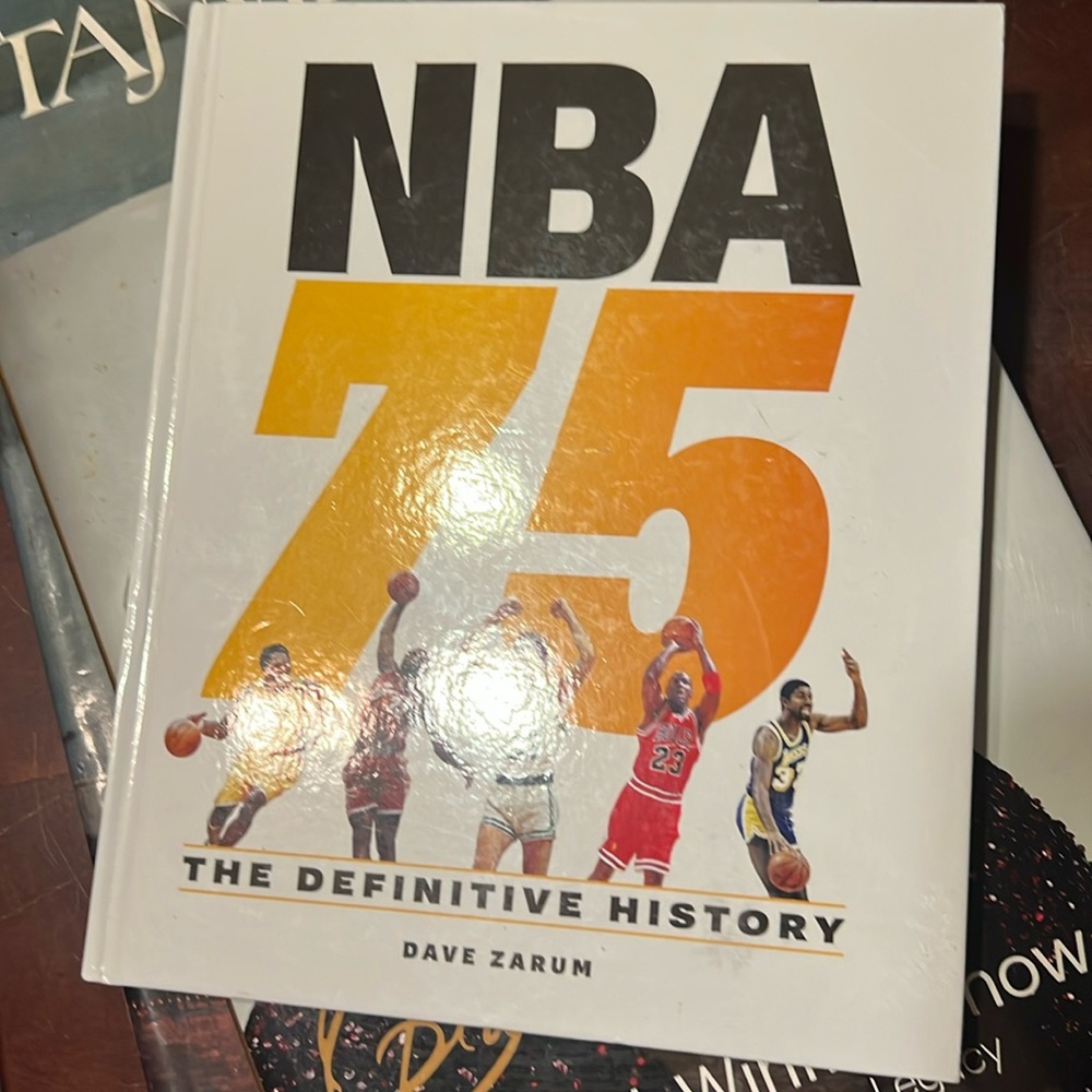 NBA 75 The Definitive History- By Dave Zarum - Hard cover